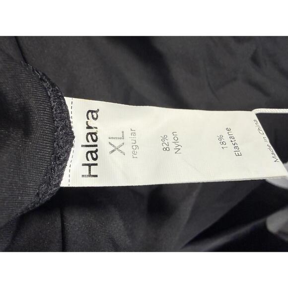 NWT Halara Black 2-in-1 Skort Size XL High Waist Built In Shorts Side Drawstring - Picture 7 of 8